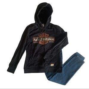 Harley-Davidson hoodie.
